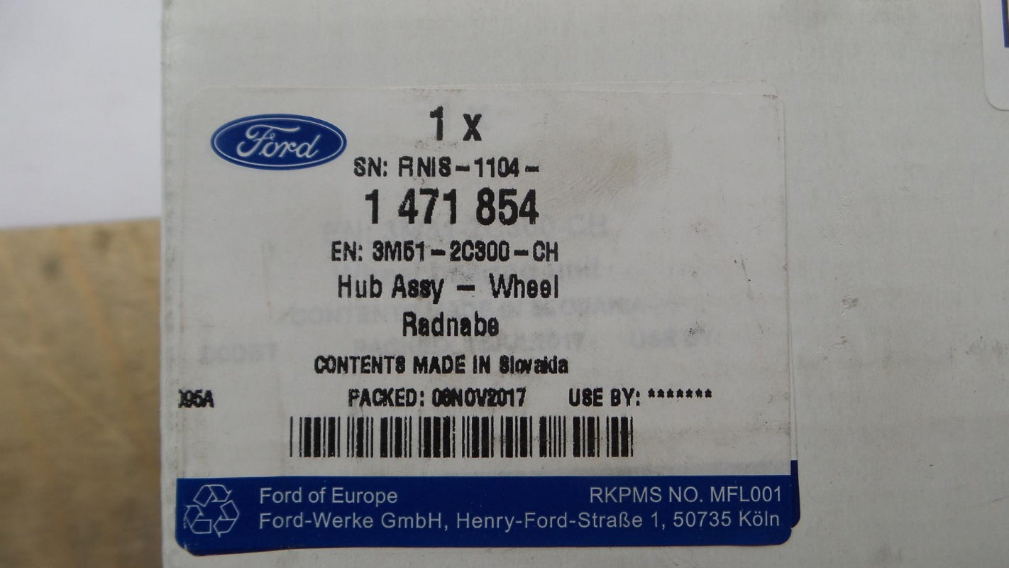 Original FORD Focus C-Max CB3 2007-2011 Radnabe mit Radlager Vorne 1471854