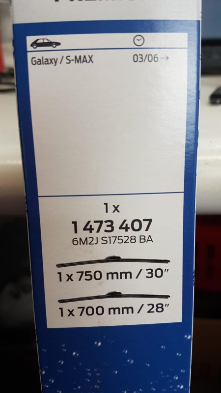 Original FORD S-Max Galaxy (CA1) Wischerblättersatz (2st) 750+700mm 1473407