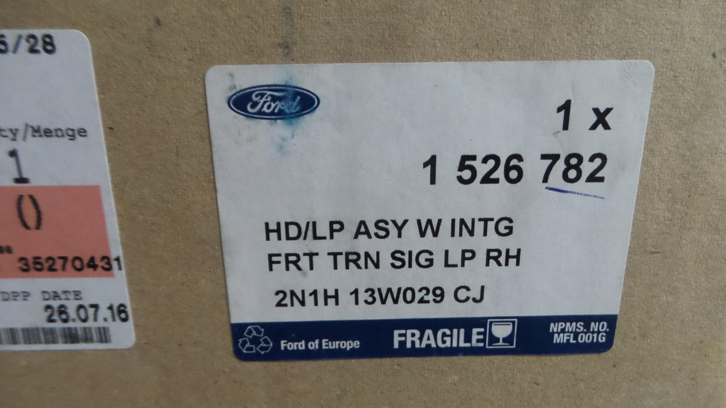 Original FORD Fusion '01-'12 Hauptscheinwerfer Frontlicht klar rechts 1526782