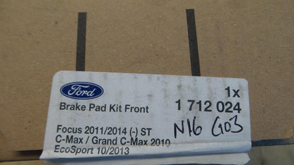 Original OE FORD Bremsbeläge 1712024