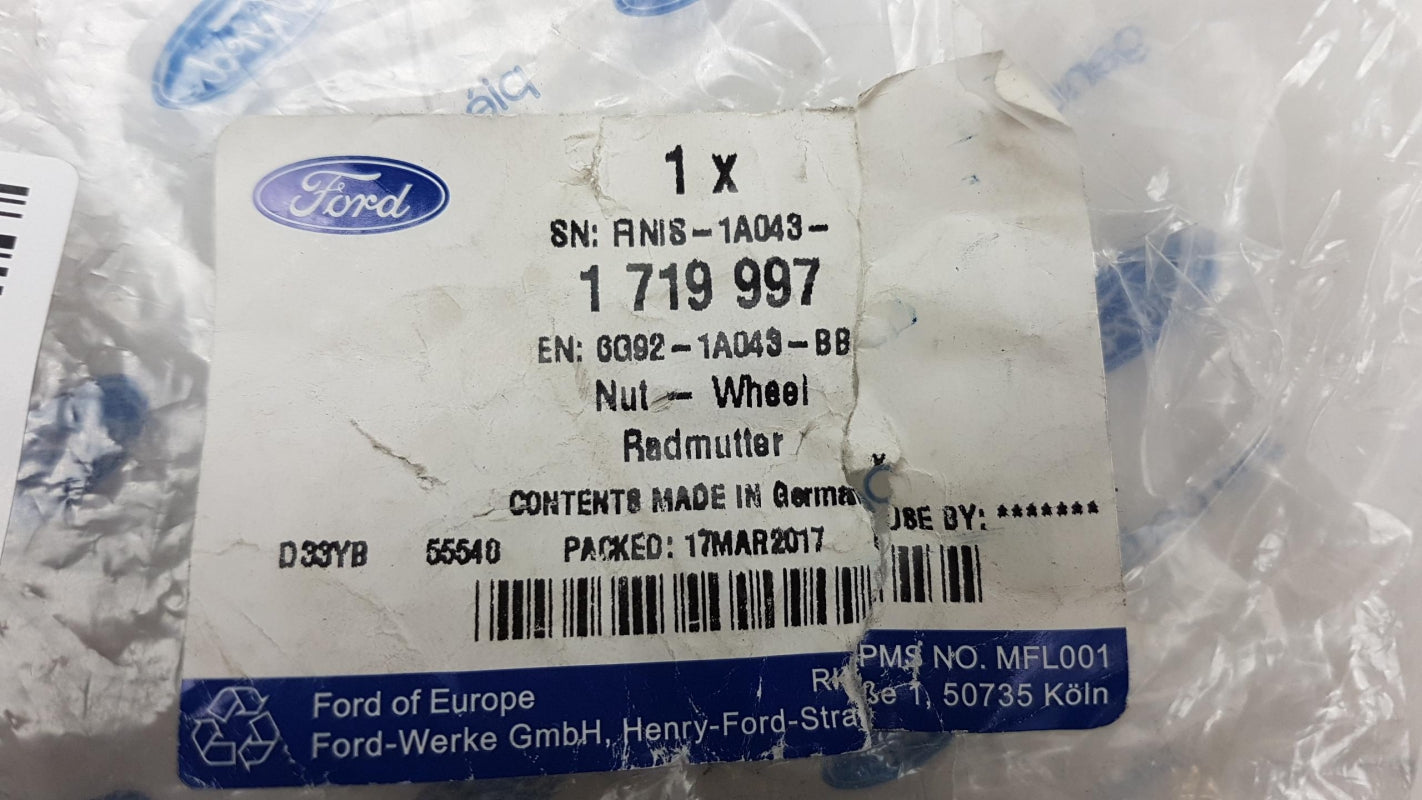 Original OE FORD Radmutter Satz 1719997