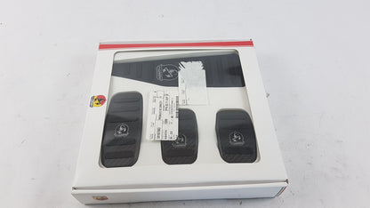 Original FIAT 500 Abarth Pedalauflagen 4 Stück Kohlenstoff 59107083