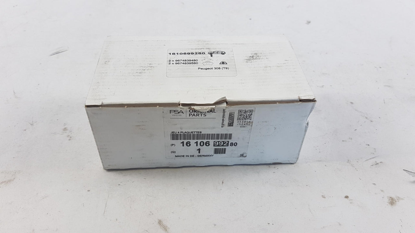 Original OE Peugeot Bremsbeläge 1610699280
