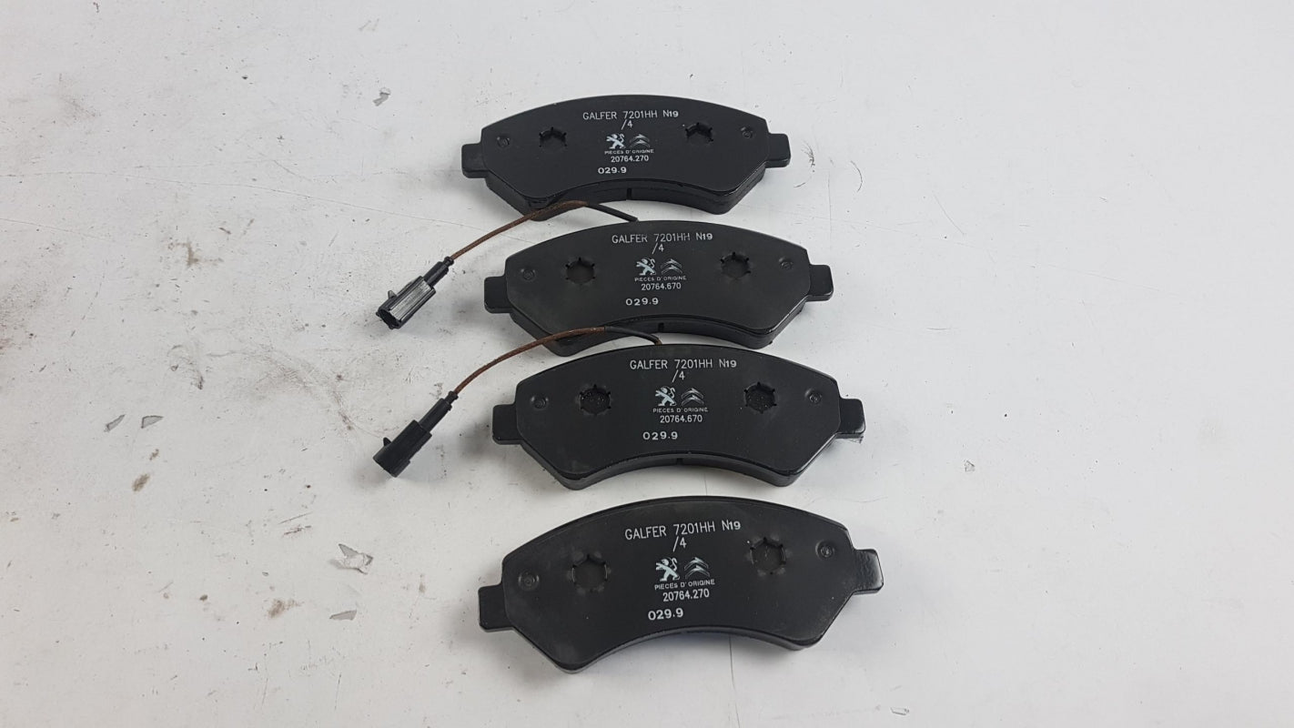 Original CITROEN Jumper PEUGEOT Boxer '06- Bremsbeläge vorne 1612433680