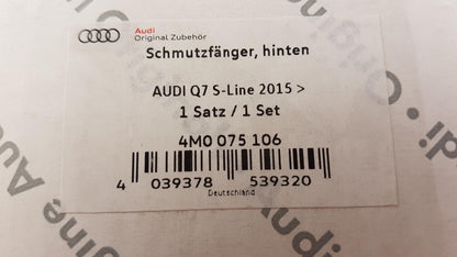 Original OE Volkswagen Schmutzfänger 4M0075106