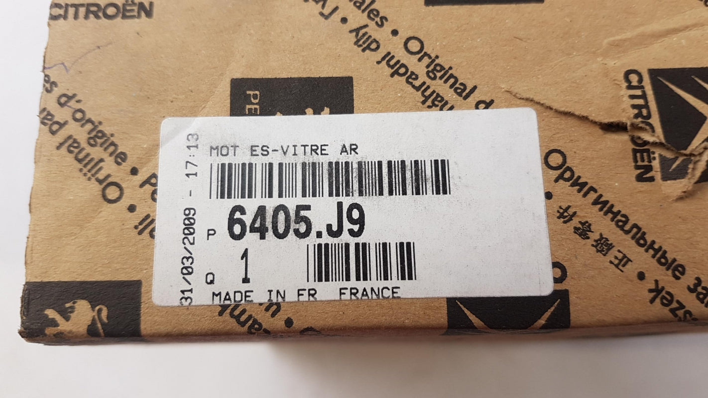 Original PEUGEOT 1007 307 CITROEN C2 C3 C4 Wischermotor hinten 6405J9