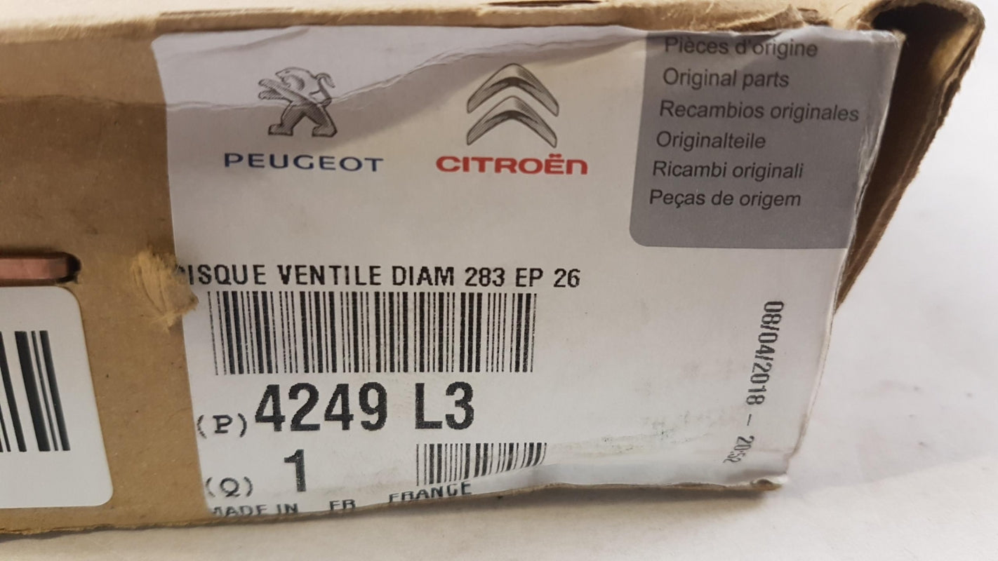 Original PEUGEOT 407 508 605 607 CITROEN XM Bremsscheibe (1 stück) vorne 4249L3