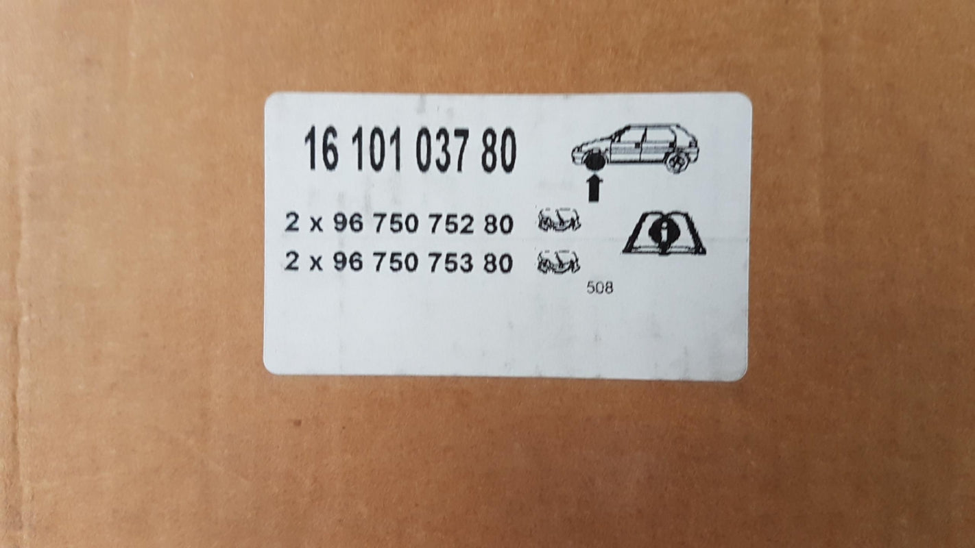 Original PEUGEOT 508 (2011-) Bremsbeläge Satz Vorne 1610103780