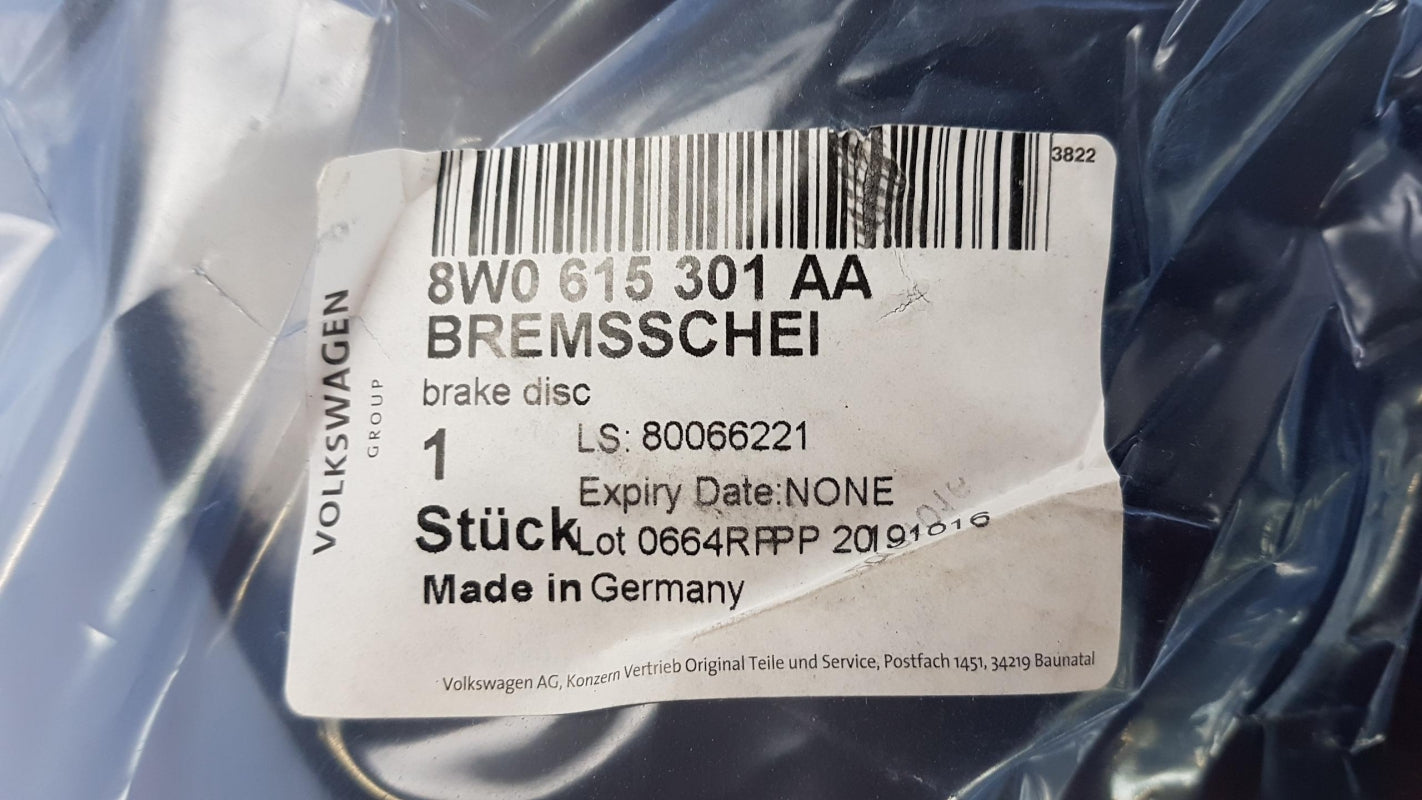 Original AUDI A5 (II) A6 (4K) A7(4K8) Bremsscheibe (1 Stück) 8W0615301AA