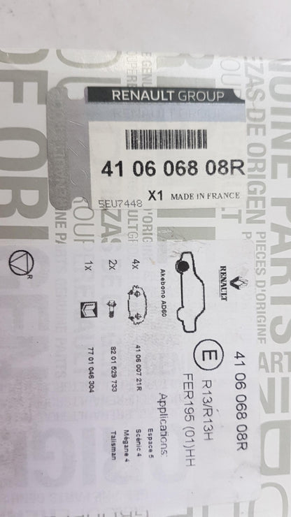 Original RENAULT Espace V Megane/Scenic IV Talisman Bremsbeläge vorne 410606808R