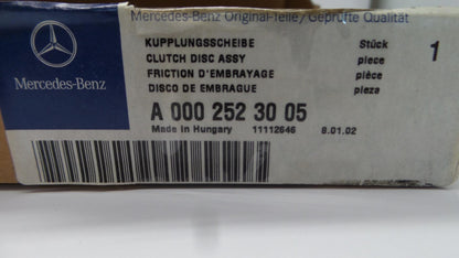 Original MERCEDES-BENZ SLK-klasse R170 Kupplungsscheibe A0002523005