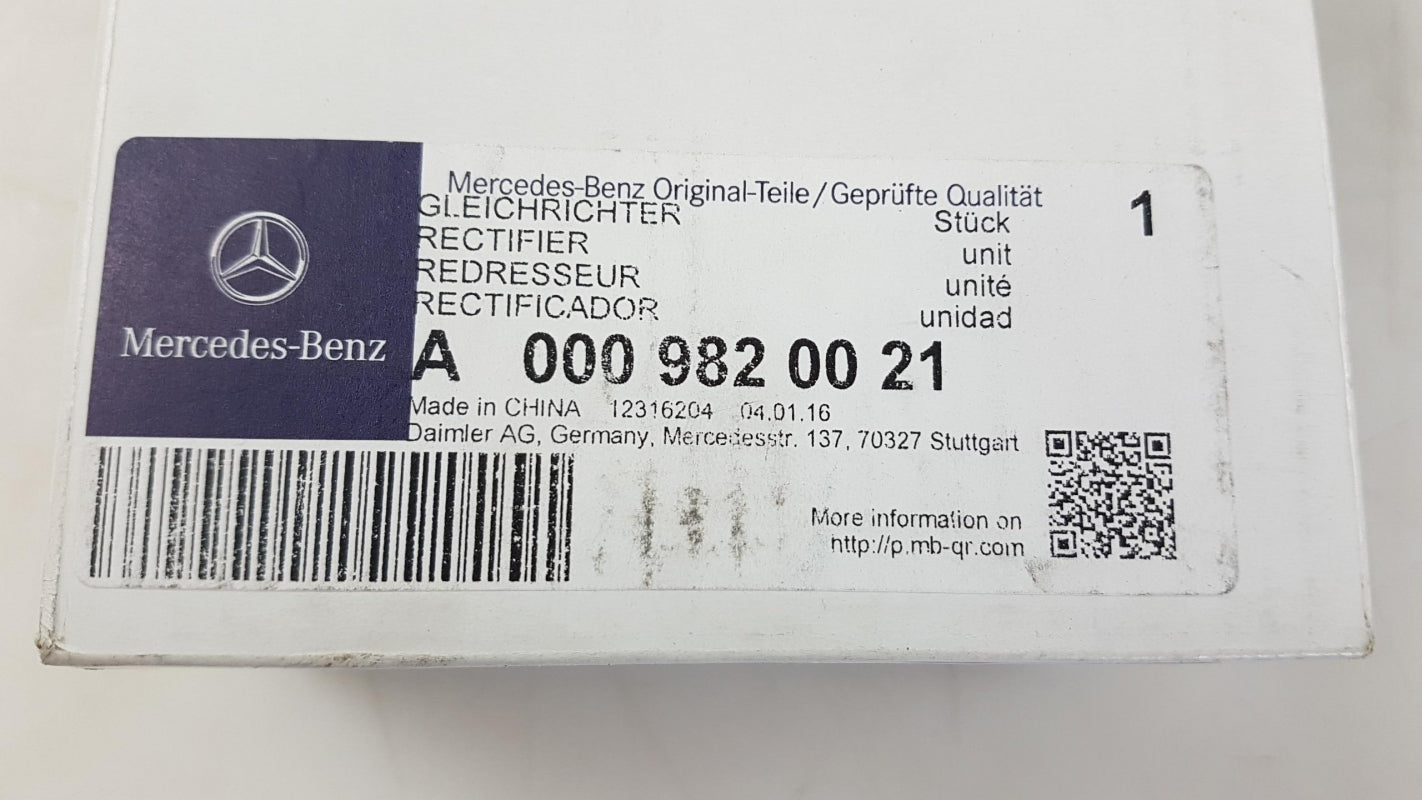 Original OE MERCEDES-BENZ Druckwandler A0009820021