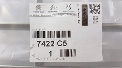 Original OE Peugeot Stoßfänger Lüftungsgitter 7422C5