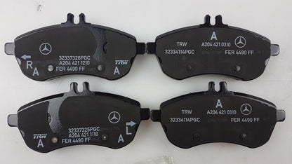 Original MERCEDES-BENZ E-klasse W212 V212 S212 Bremsbeläge vorne A0074201620