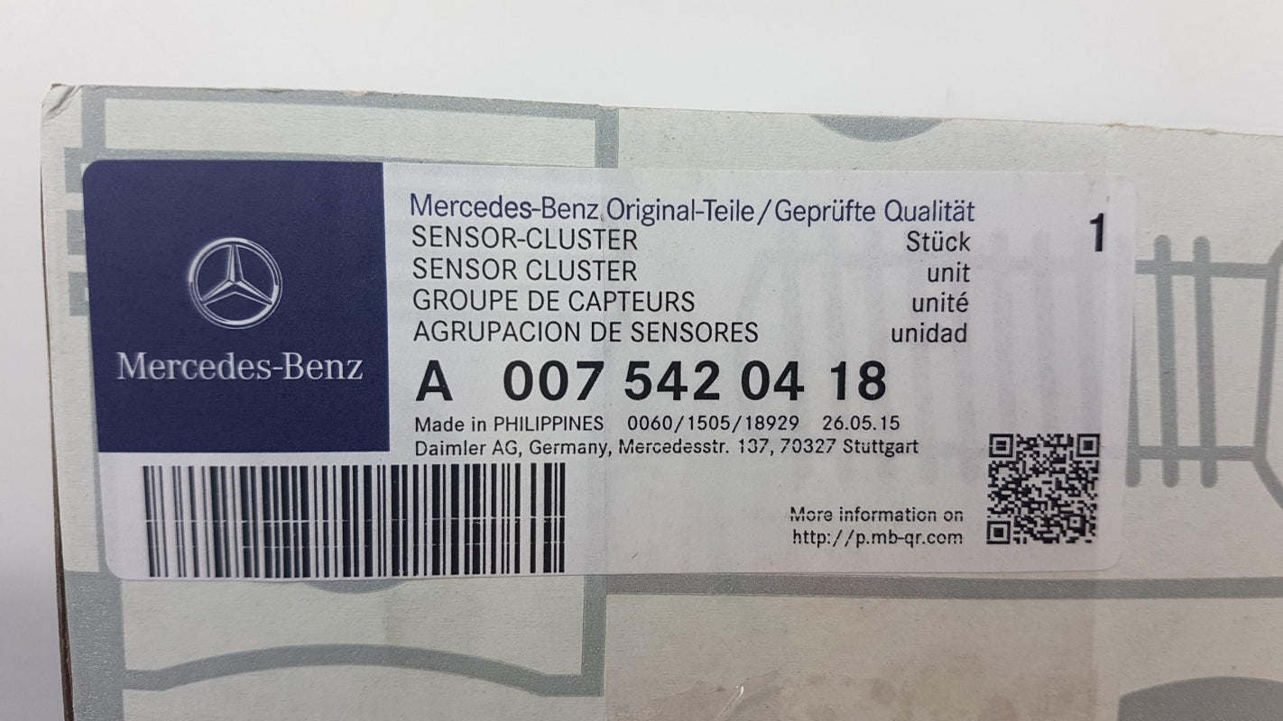 Original MERCEDES-BENZ W204 GLK X204 Querbeschleunigungssensor A0075420418