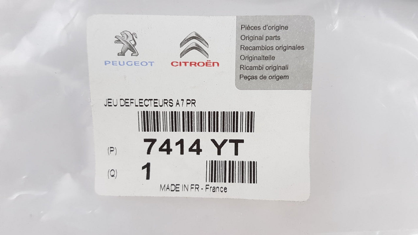 Original OE Peugeot Stoßstange Zierleiste Satz 7414YT