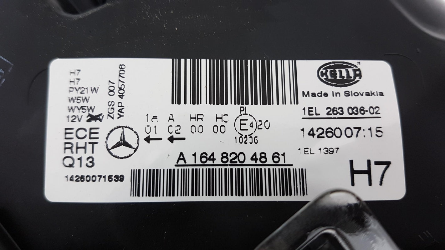 Original OE MERCEDES-BENZ Scheinwerfer A164820486164