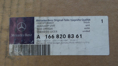 Original MERCEDES-BENZ ML/GLE W166 Hauptscheinwerfer vorne links A1668208361