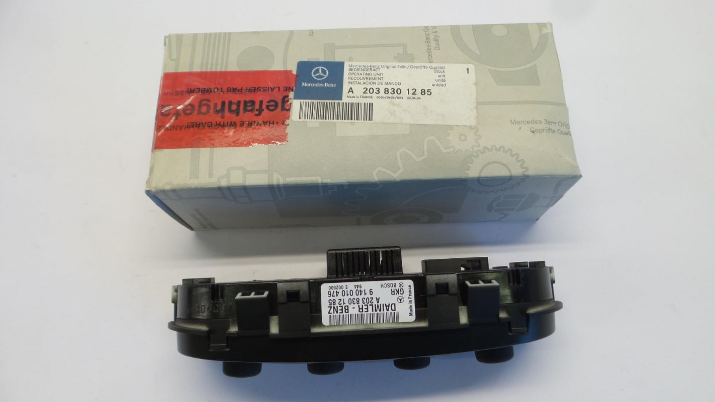 Original MERCEDES-BENZ C-klasse W203 CLC CL203 Heizungsbetätigung A2038301285