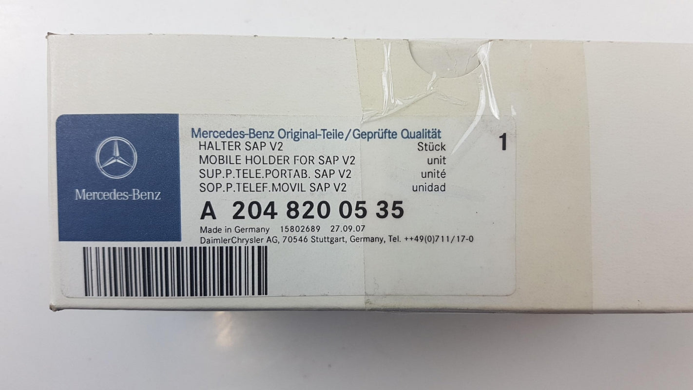Original MERCEDES-BENZ W204 W212 C207 Telefonadapter SAPV2 Bluetooth A2048200535