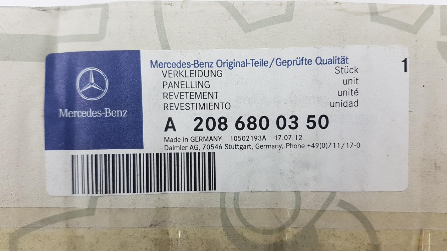Original MERCEDES-BENZ A208 C208 Mittelkonsole Ablagefach Tippmatik A2086800350