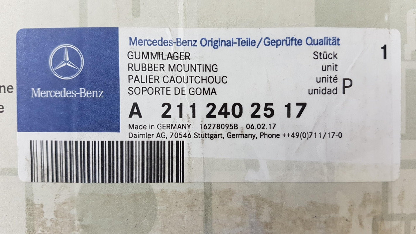 Original MERCEDES-BENZ E-klasse W211 Motorlager vorne links A2112402517