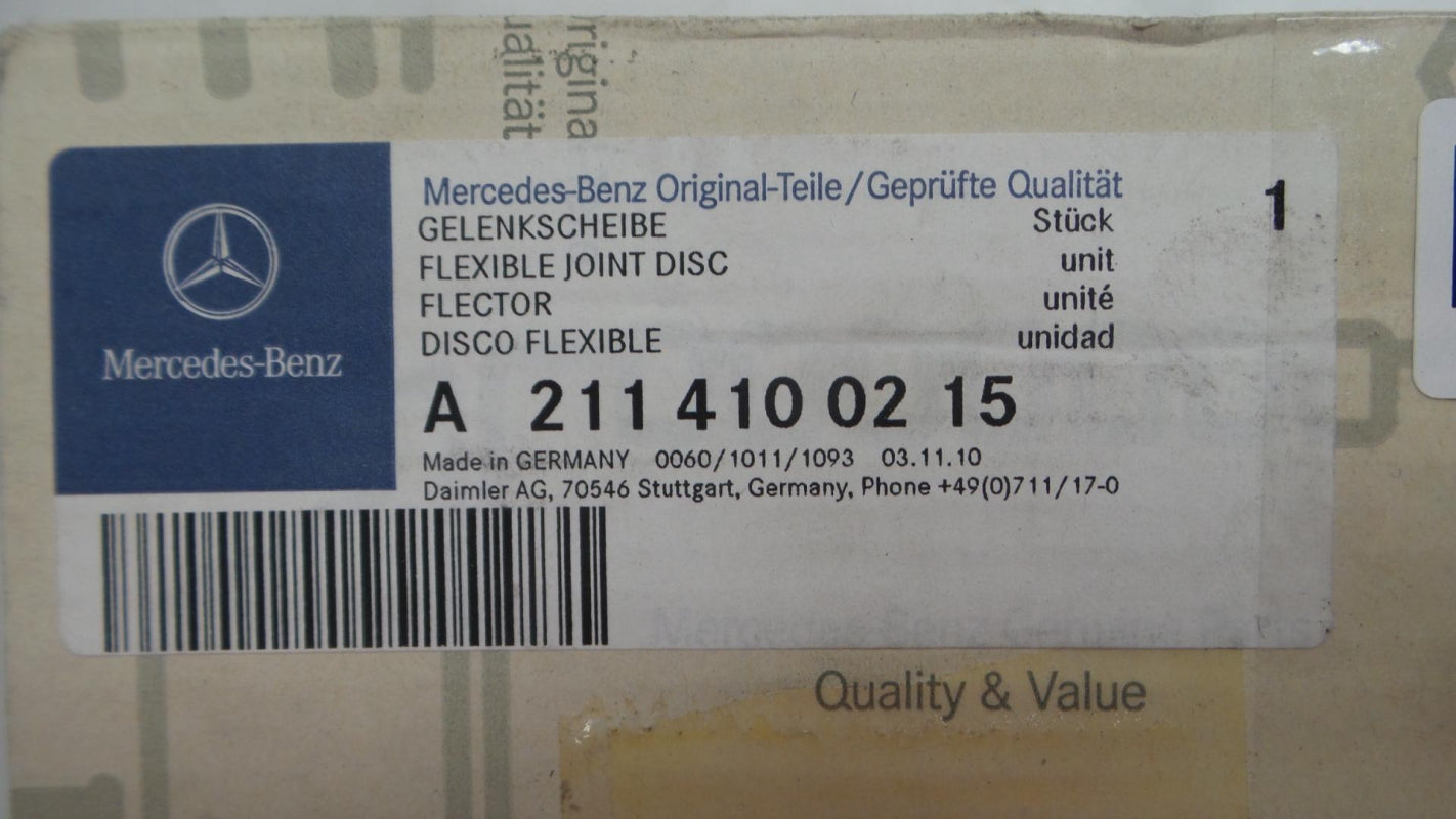 Original MERCEDES-BENZ W204 W211 W212 W221 Kardanwelle Gelenk hinten A2114100215