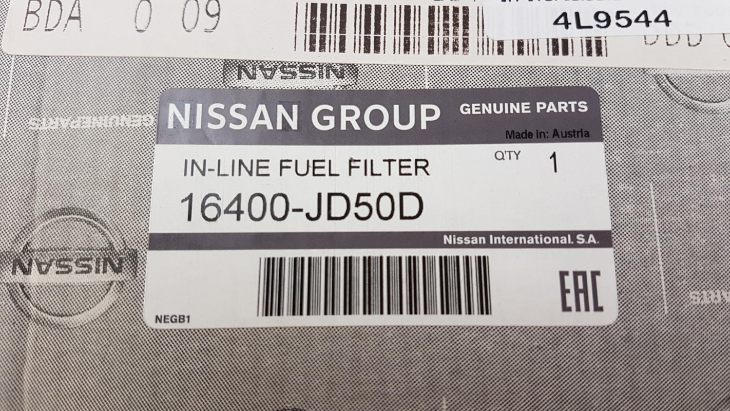 Original OE NISSAN Kraftstofffilter 16400JD50D