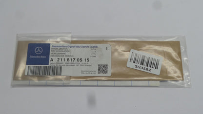 Original MERCEDES-BENZ E-Klasse W211 W212 Emblem Plakette A2118170515