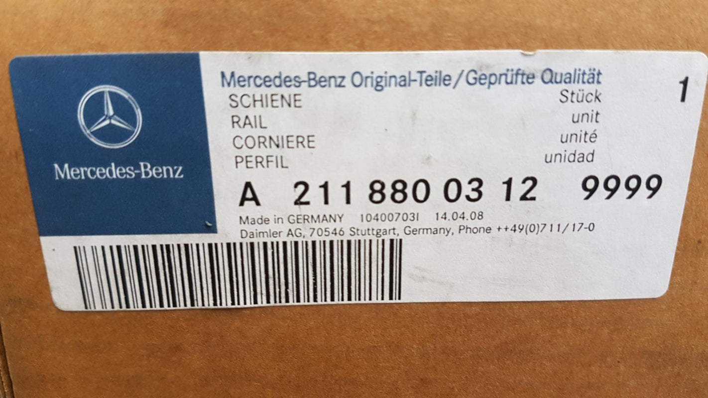 Original MERCEDES-BENZ W211 Stoßstangen Zierleiste hinten links A21188003129999