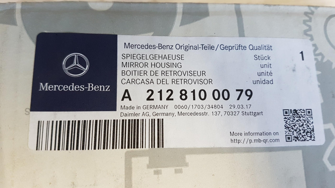 Original MB A-Klasse W176 CLA C117 Außenspiegel Abdeckung Satz A2128100079