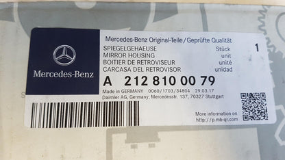 Original MB A-Klasse W176 CLA C117 Außenspiegel Abdeckung Satz A2128100079