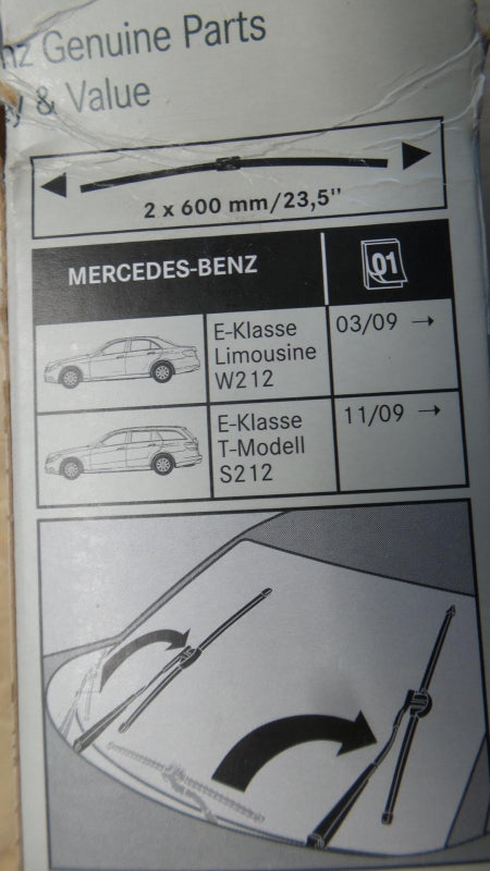 Original OE MERCEDES-BENZ Wischerblättersatz (2st) A2128201745