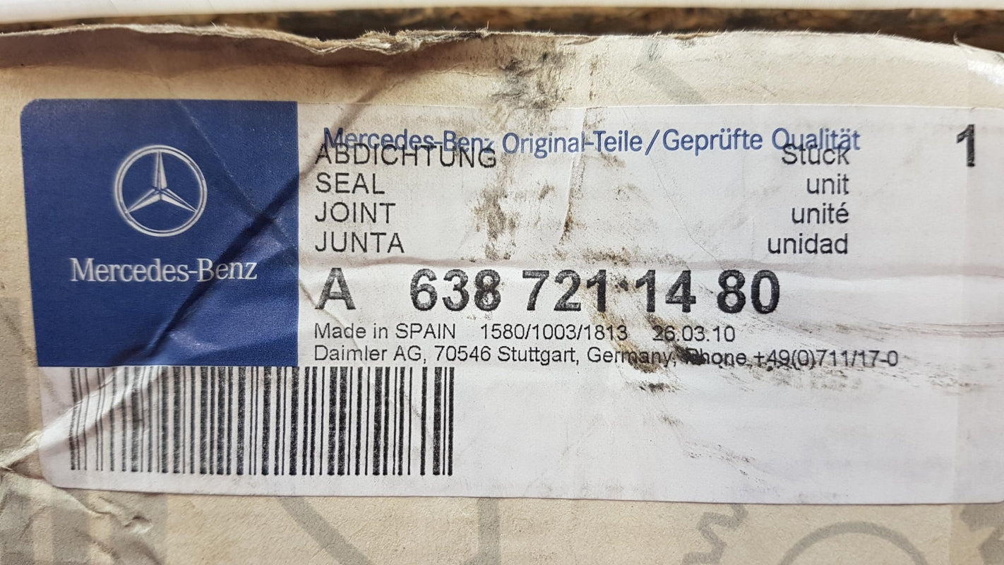 Original MERCEDES-BENZ W638 Vito W901-05 Sprinter Türdichtung Fahrer A6387211480