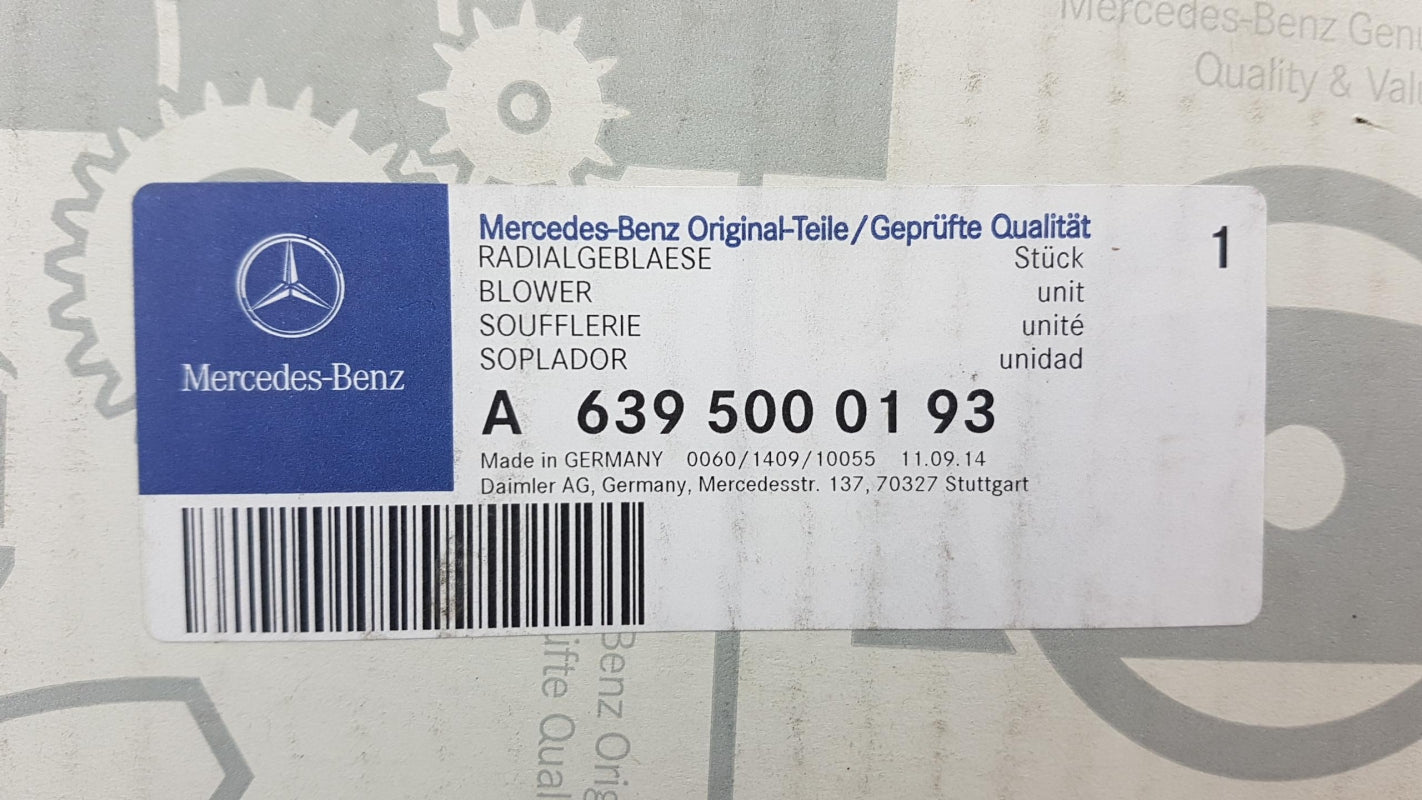 Original MERCEDES-BENZ W639 Vito Viano Motorkühlung Lüfter A6395000193