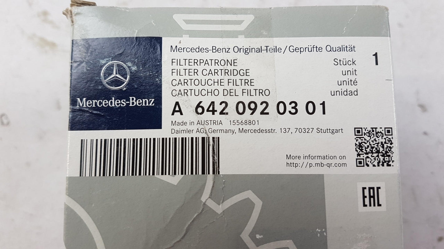 Original MERCEDES-BENZ W164 W169 W221 W245 W906 Kraftstofffilter A6420920301