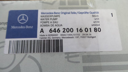 Original MERCEDES-BENZ W906 Sprinter W639 Vito OM646 Wasserpumpe A646200160180