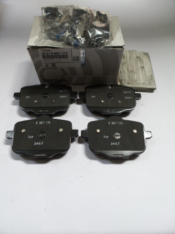 Original BMW G30 G31 G32 G11 G12 X3 X4 X5 X6 Bremsbeläge hinten 34216867175