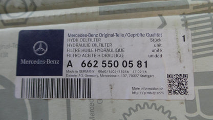 Original MERCEDES-BENZ Actros Hydraulikfilter Ölrücklauf A6625500581