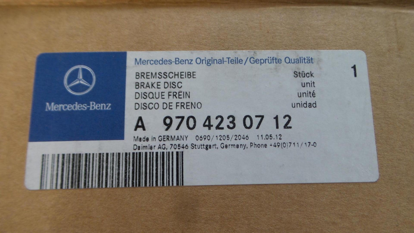 Original MERCEDES-BENZ Atego Bremsscheibe (1 stück) hinten A9704230712