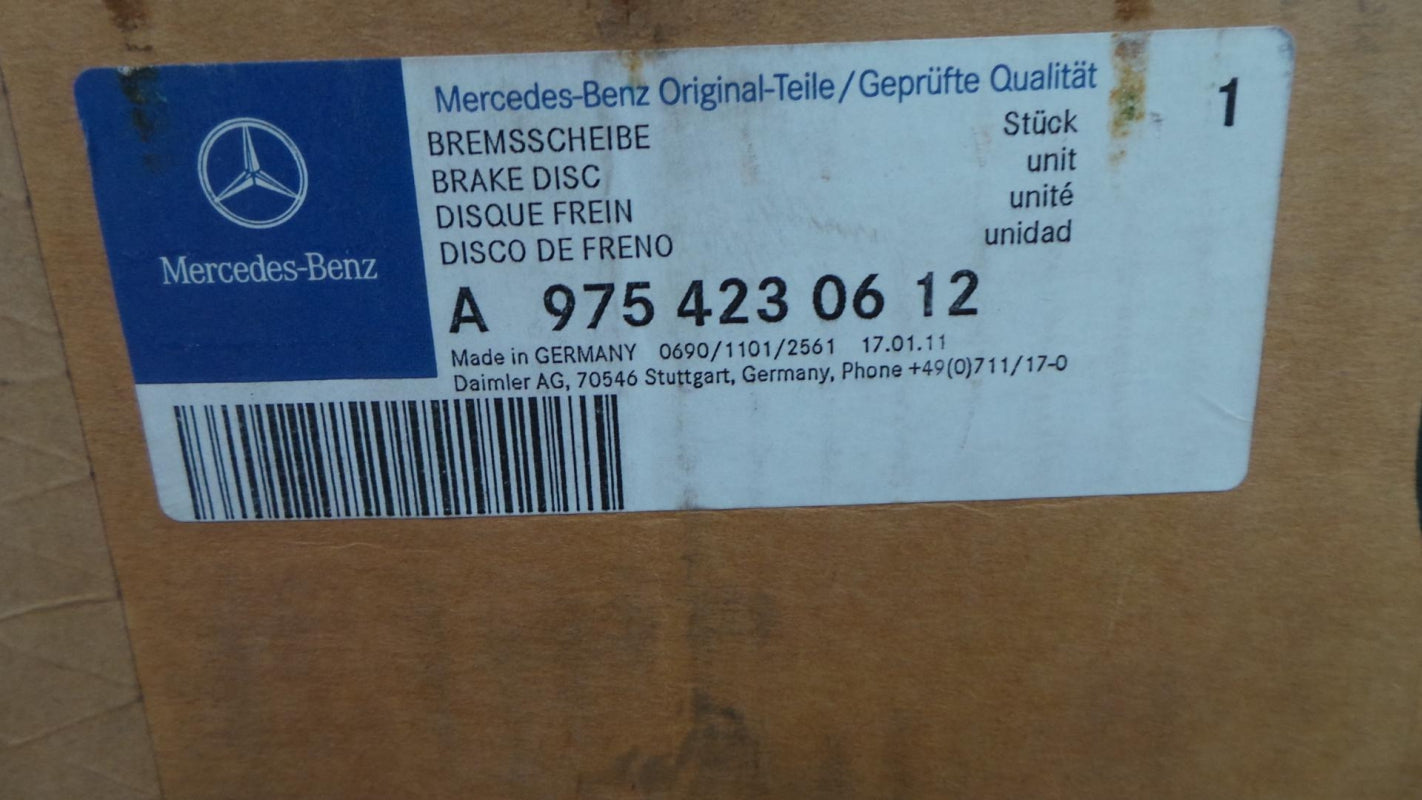 Original MERCEDES-BENZ Atego Bremsscheibe (1 stück) hinten A9754230612