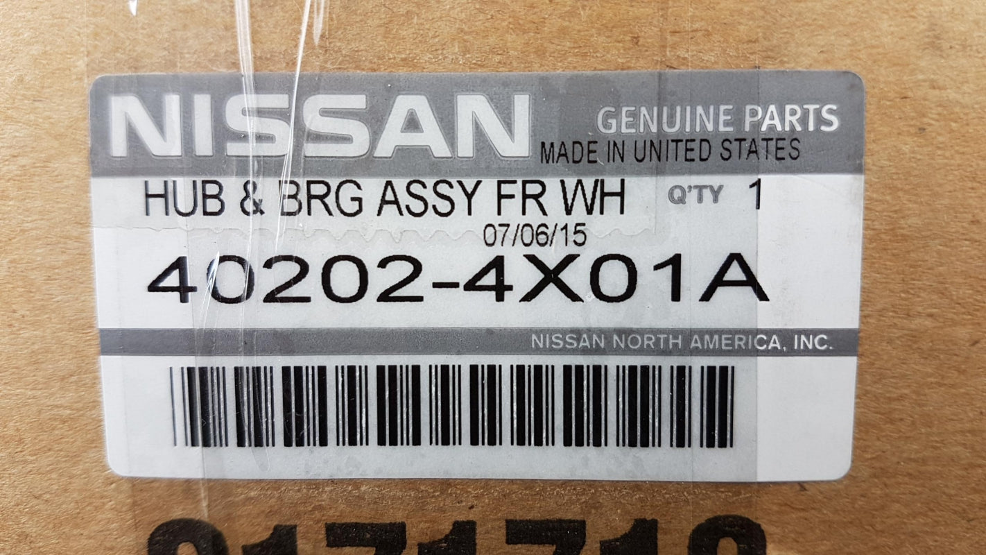 Original OE NISSAN Radnabe 402024X01A