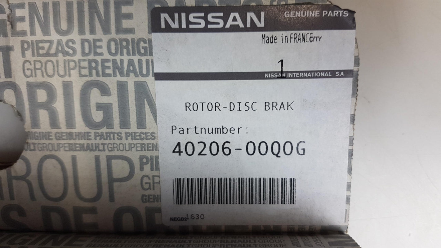 Original NISSAN NV400 Bremsscheibe (1 stück) vorne 4020600Q0G