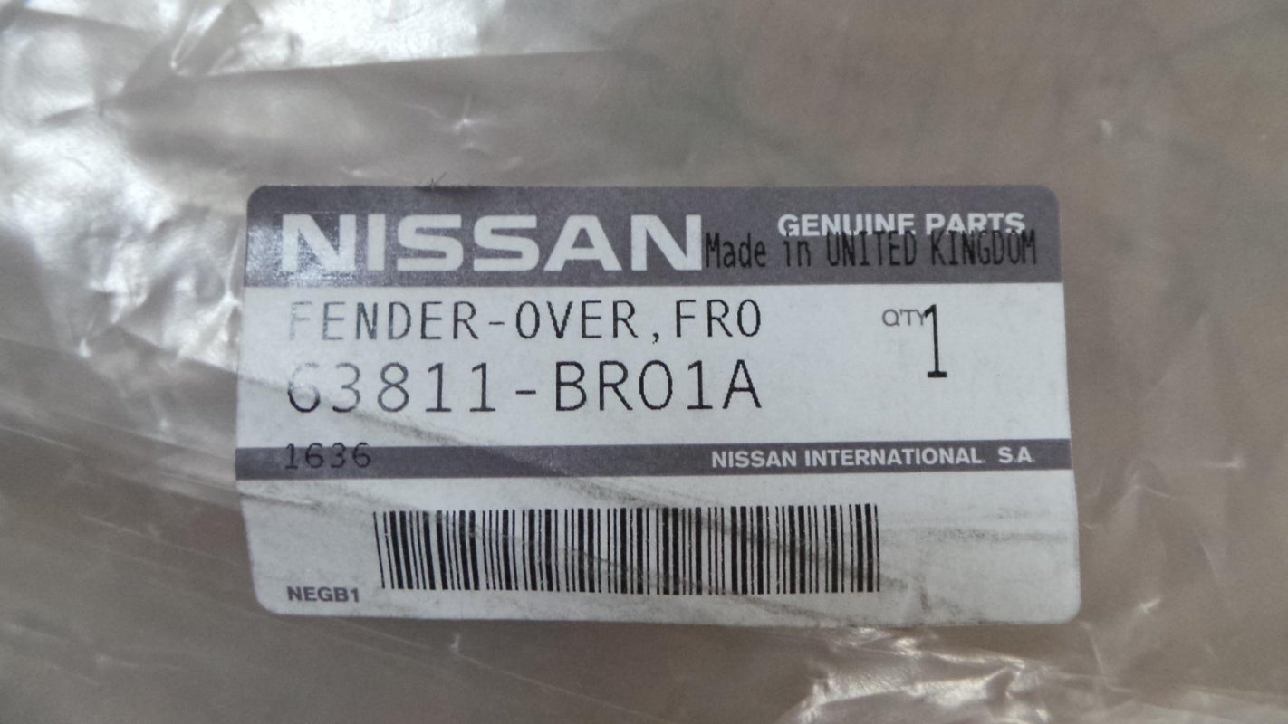 Original NISSAN Qashqai J10 Kotflügel Zierleiste vorne links 63811BR01A