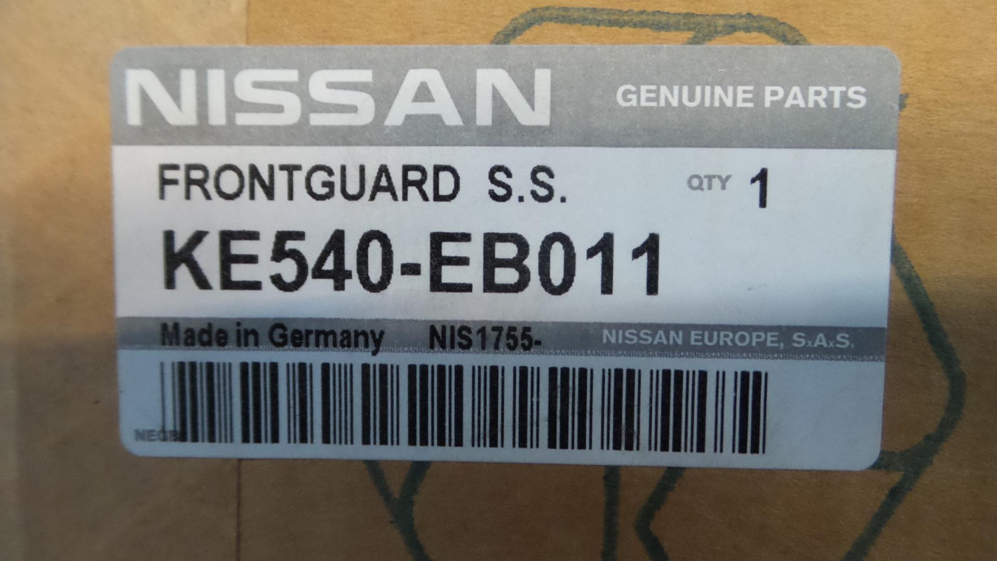 Original NISSAN Navara (D40) Pathfinder (R51) Frontschutzbügel chrom KE540EB011