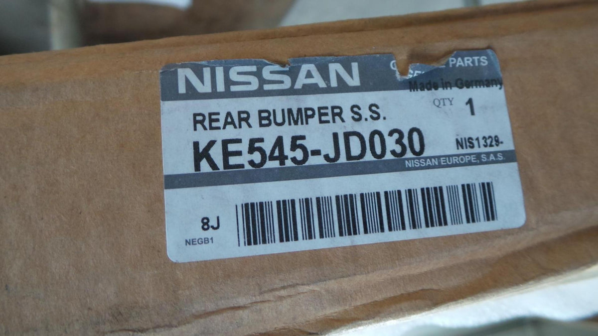 Original NISSAN Qashqai J10 '06-'10 Stylingelement hinten Edelstahl KE545JD030