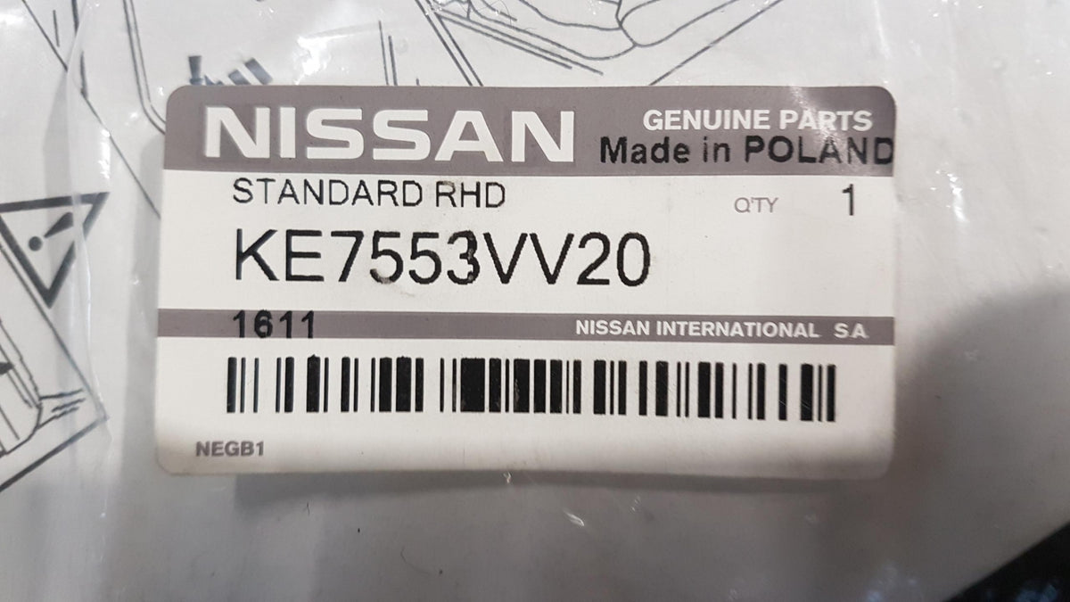 Original OE NISSAN Fußmattensatz KE7553VV20