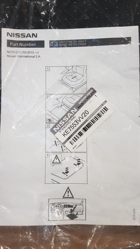 Original OE NISSAN Fußmattensatz KE7553VV20