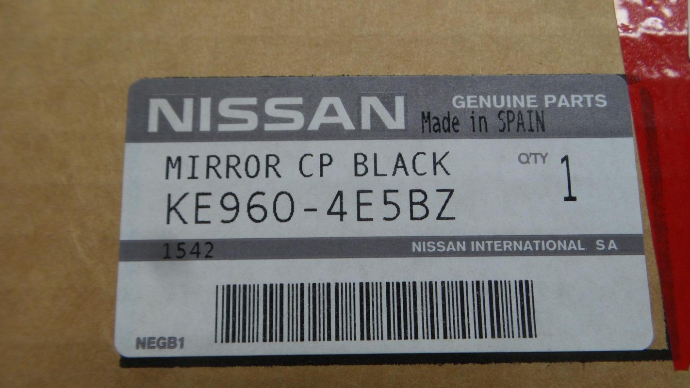 Original NISSAN Qashqai (J11) '14- Außenspiegelkappen 2-stück schwarz KE9604E5BZ