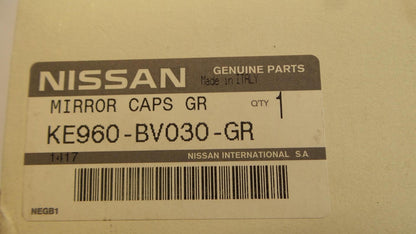 Original NISSAN Juke '14- Außenspiegelkappen 2-stück grau L+R KE960BV030GR